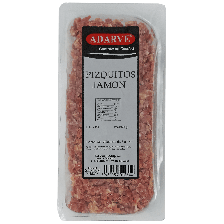 259238  Pizquitos Jamon Curado Adarve Bandeja 500 Gr