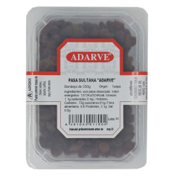 409197  Uvas Pasas Sultanas Adarve Tarrina 150 Grs