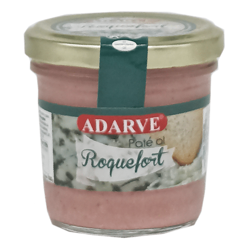 268084  Pate Al Roquefort Adarve Cristal 100 Grs