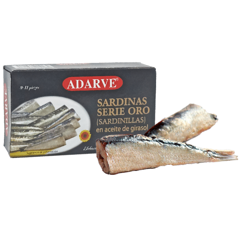 321004  Sardinilla Girasol Adarve Serie Oro 80 Gr (9-11)