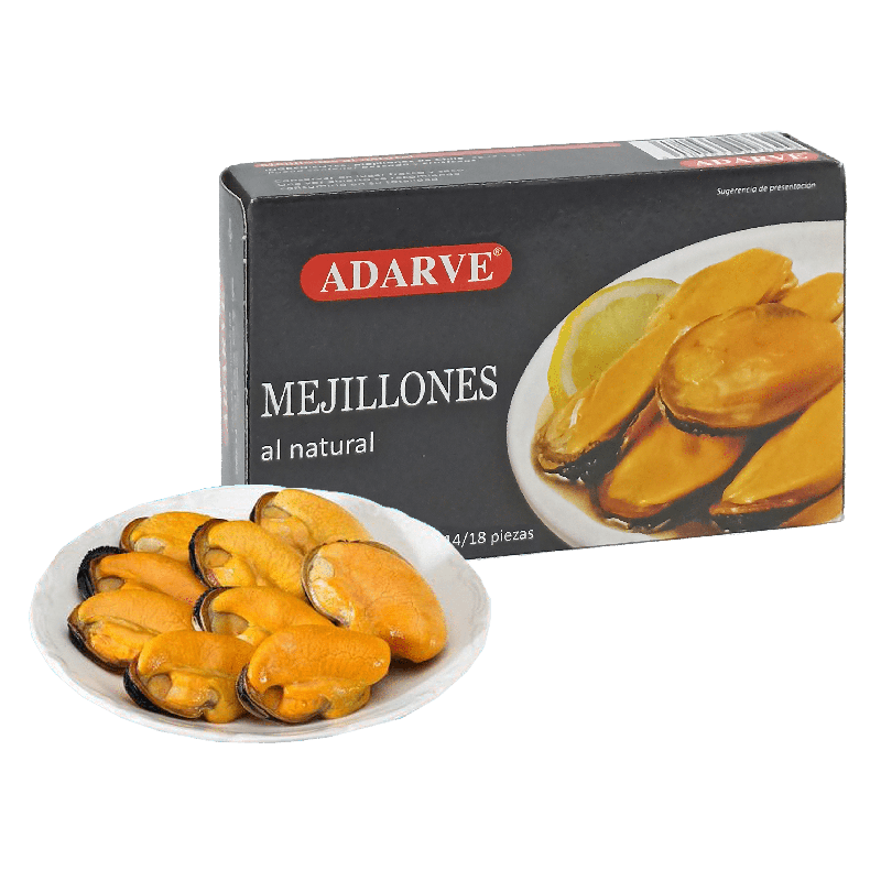 324040  Mejillon Al Natural Adarve (14-18) Lata 69 Gr