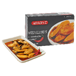 324048  Mejillon Picante Adarve (14-18) Lata 69 Gr