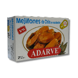 324076 - MEJILLON ADARVE CHILE ESCABECH (8-14) LATA 69 gr