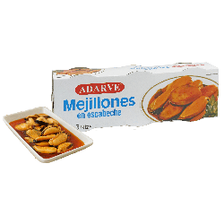 324082  Mejillon Escabeche Adarve Lata 43 Gr Pack-3