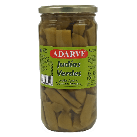 342012  Judias Verdes Anchas Adarve Cristal 360 Gr