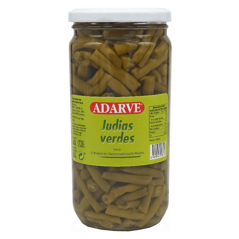 342020  Judias Verdes Finas Adarve Cristal 360 Grs