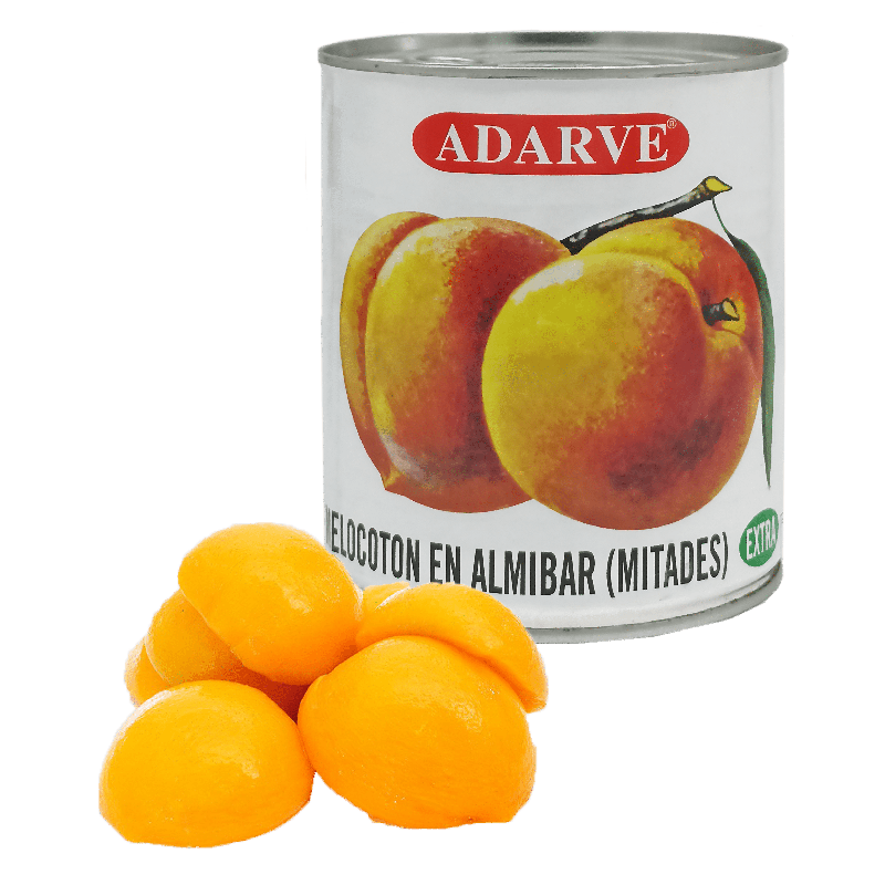 345007  Melocoton Almibar Adarve (7-9) Lata 480G