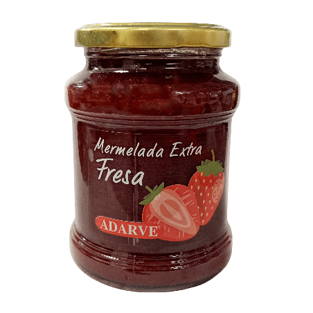 348322  Mermelada Fresa Adarve 55% Fruta 410 Grs