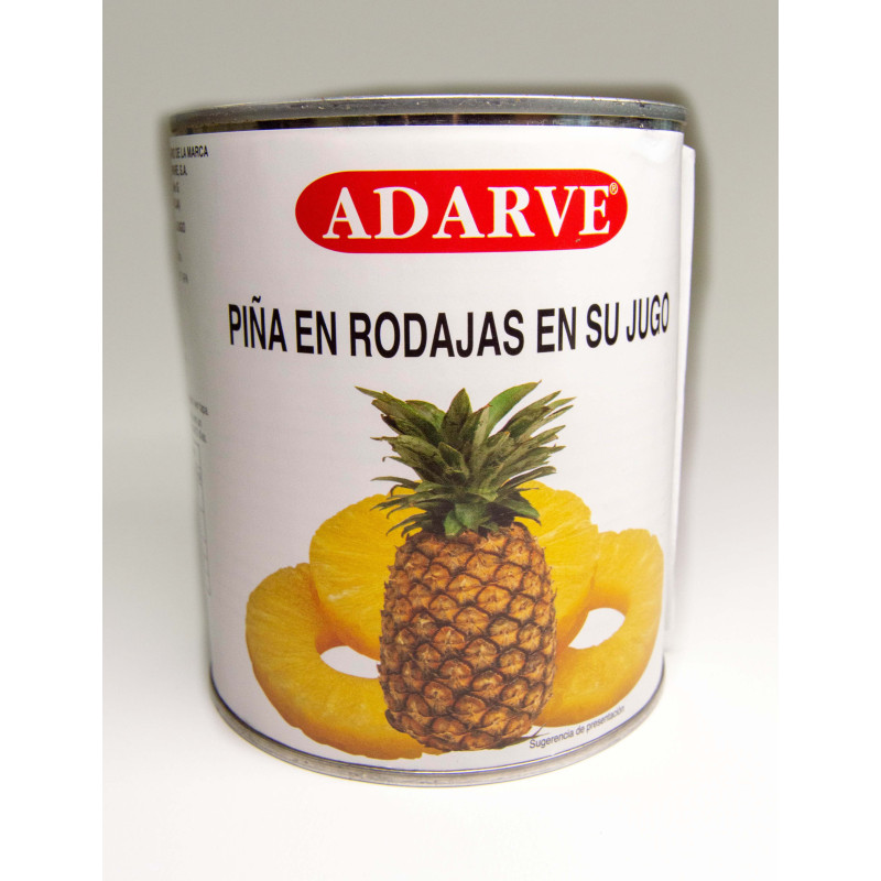 351382  Piña En Su Jugo Adarve Lata 490 Grs