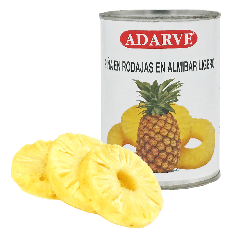 351400  Piña Almibar Adarve Lata 490 Grs