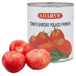 354087  Tomate Entero Pelado Adarve Lata 780G (I)