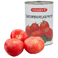 354089  Tomate Entero Pelado Adarve Lata 390G (I)