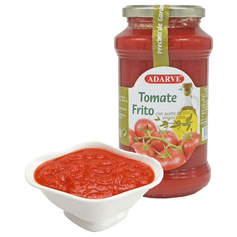 354760  Tomate Frito Aceite Oliva Adarve Cristal 560 Gr