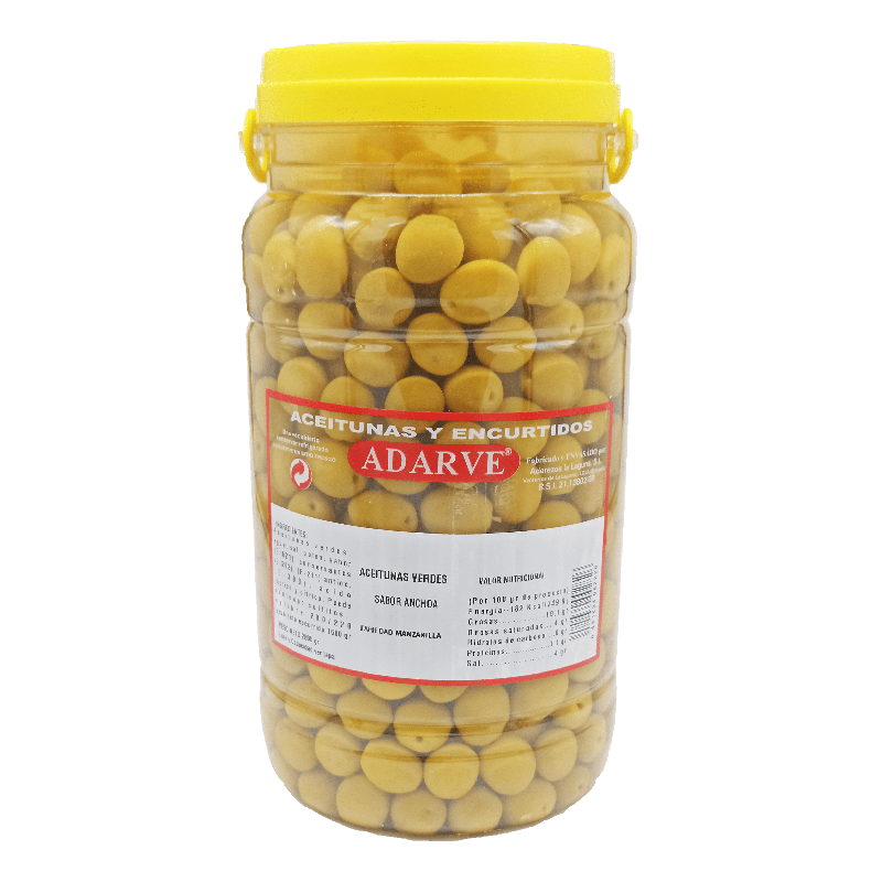 366312  Aceituna Adarve Sabor Anchoa 750 Grs