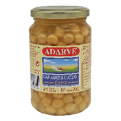 360150  Garbanzos Cocidos Adarve Cristal 200 Grs