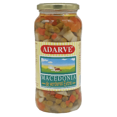 363140  Macedonia Verduras Adarve Cristal525Grs
