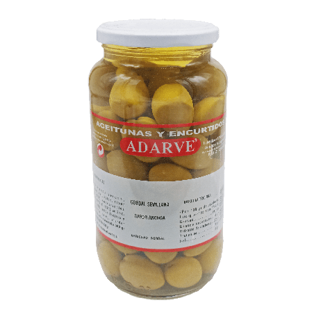 366004  Aceituna Gordal Entera Adarve Tarro 500 Gr