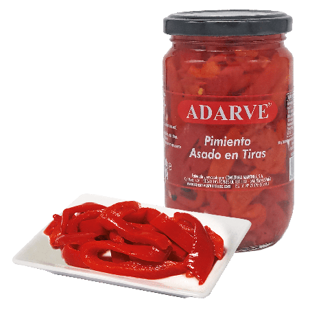 364090  Pimientos Rojos Asados Tiras Adarve 190 Grs