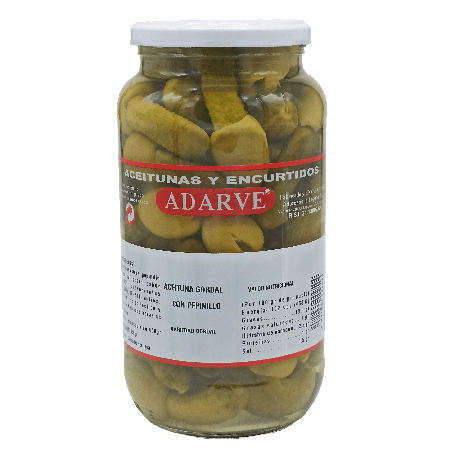 366295  Aceituna Gordal+Pepino Adarve Tarr. 450Grs