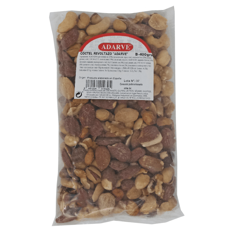 409389  Revueltazo Frutos Secos Adarve Bolsa  400 Grs