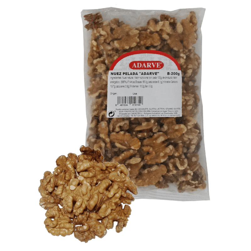 409408  Nueces Mondadas Adarve Bolsa 200 Gr