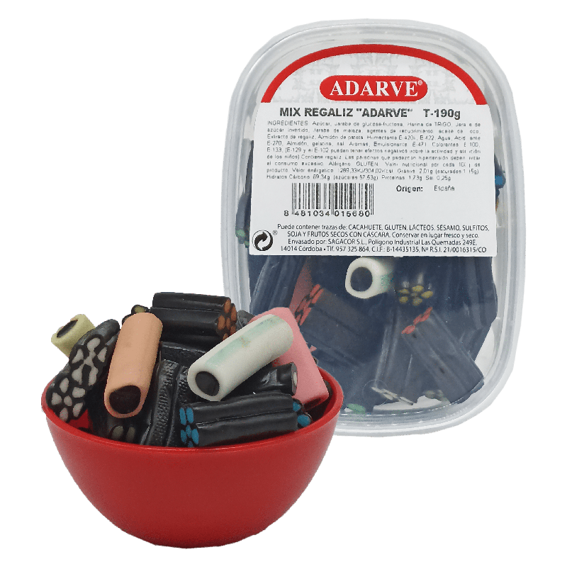 409718  Gominolas Taco Regaliz Adarve 190 Gr