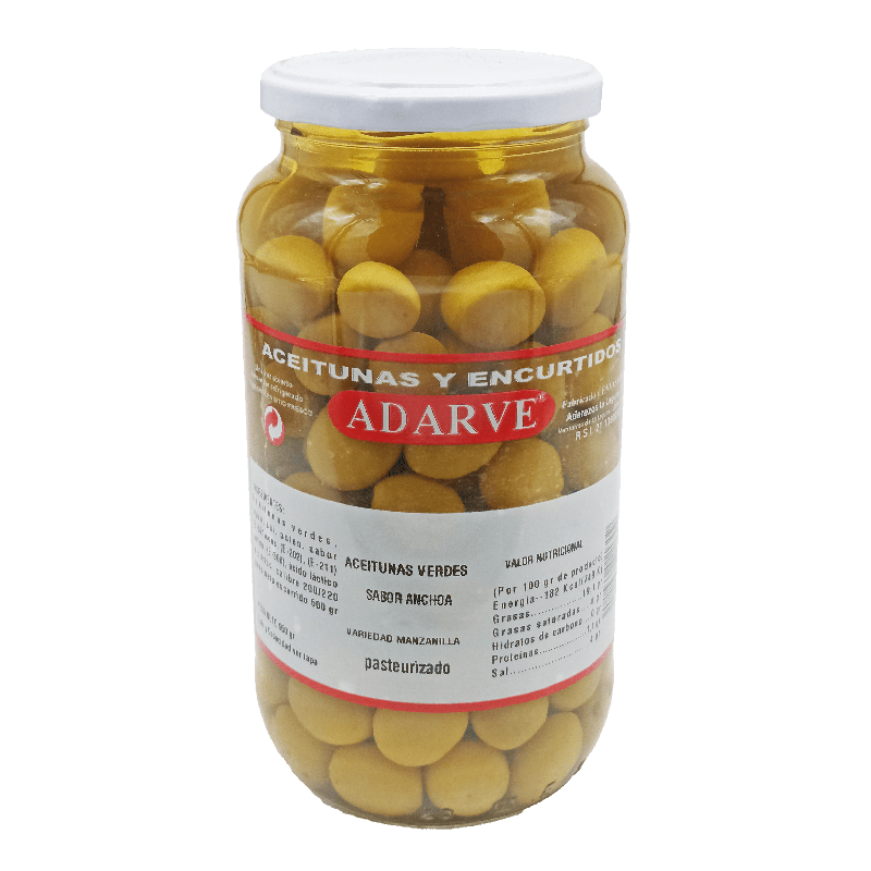 366016  Aceituna Manzanilla Adarve Tarro 500 Grs