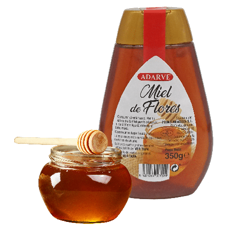 433200  Miel Milflores Adarve Dosificador 350 Grs