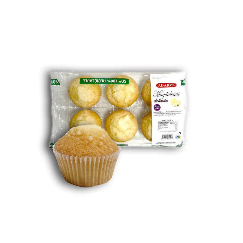 440046 - MAGDALENAS LIMON SIN LACTOSA ADARVE 300 grs