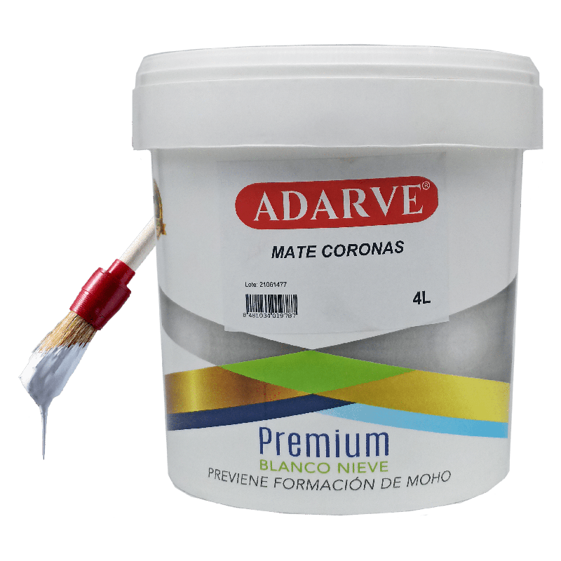 746054  Pintura Plastica Corona Adarve Lata 4 Litros