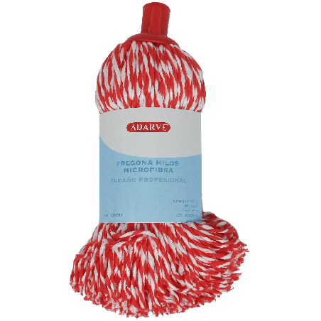 651050  Recamb.fregona Microfibra Rojo/Blanco Adarve 155Gr