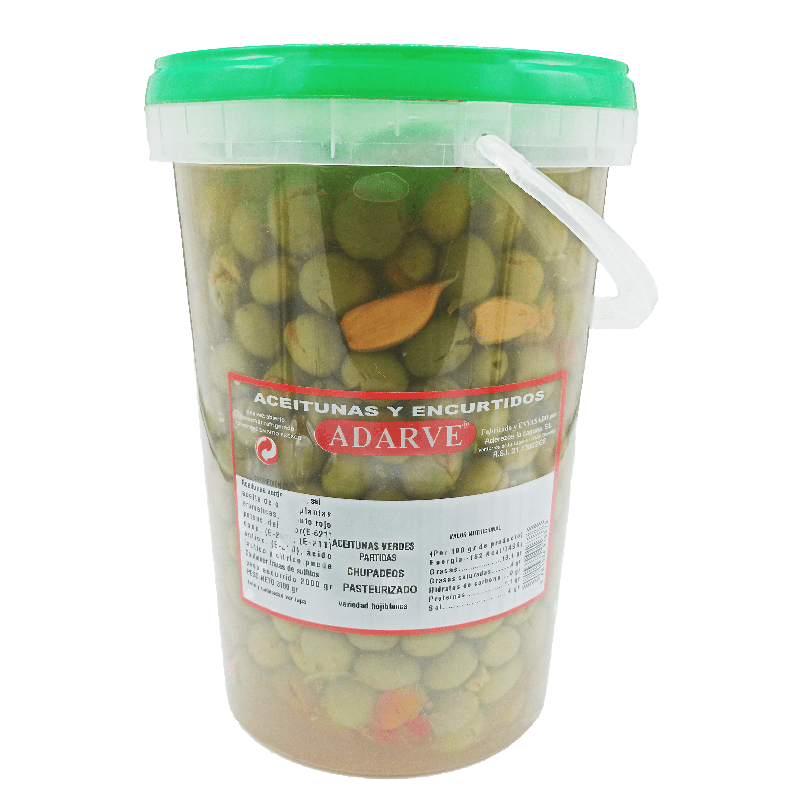 366026  Aceitunas Chupadeos Adarve Cubo 2 Kgrs