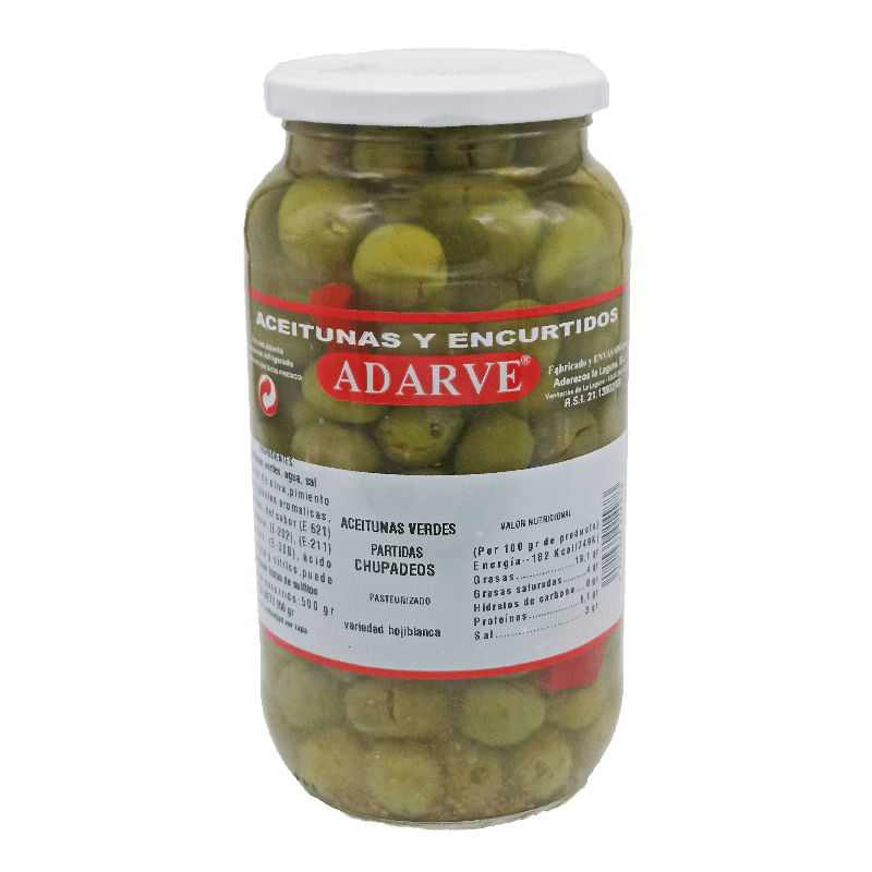 366024  Aceitunas Chupadeos Adarve Tarro 500 Grs