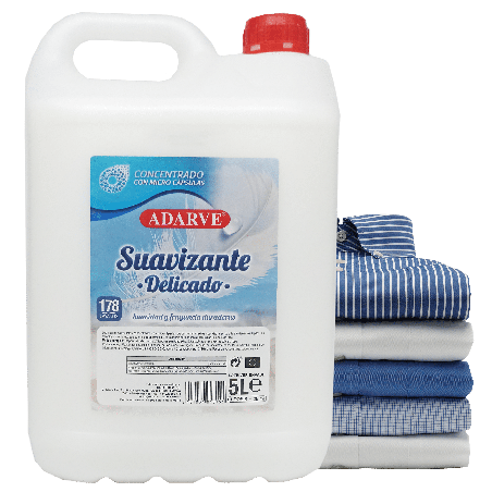 611042  Suavizante Con Perfumador Delicado Adarve 5 Ltrs, 178 Lv