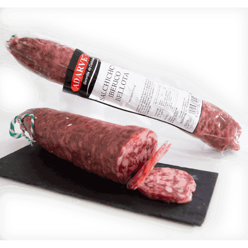 272998  Salchichon Iberico Bellota Adarve Pieza 500 Grs