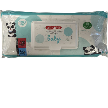 601786 Toallitas Humedas BEBE Adarve Estuche 100 uds