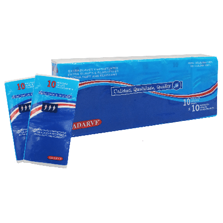 600620  Pañuelos Papel Adarve 10 Ud Pack 10