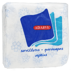 600091  Servilleta Decorada Adarve 33X33 70 Uds
