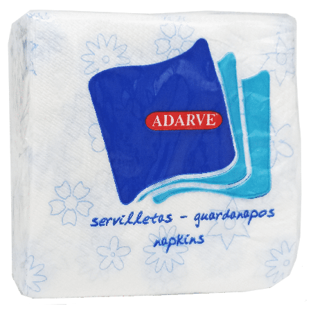 600091  Servilleta Decorada Adarve 33X33 70 Uds