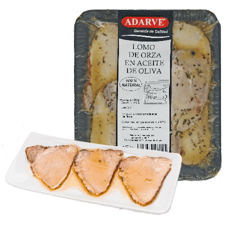 300210  Lomo De Orza Loncheado Adarve 100 Grs