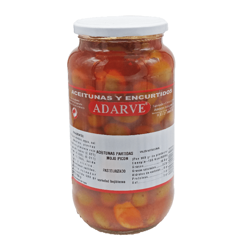 366018  Aceitunas Mojopicon Adarve Tarro 500 Grs