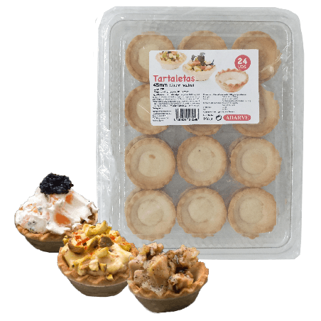 411006  Tartaletas Pasta Brisa Adarve 24 Unidades 168 Grs