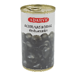366162  Aceitunas Negras Deshuesadas Adarve Lata 130 Grs