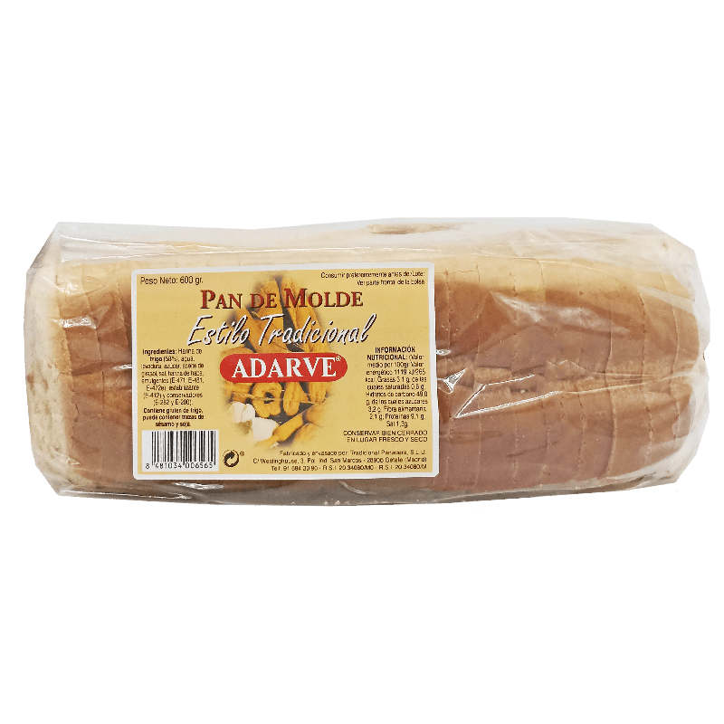 443920  Pan Molde Artesano Normal Adarve 500 Grs