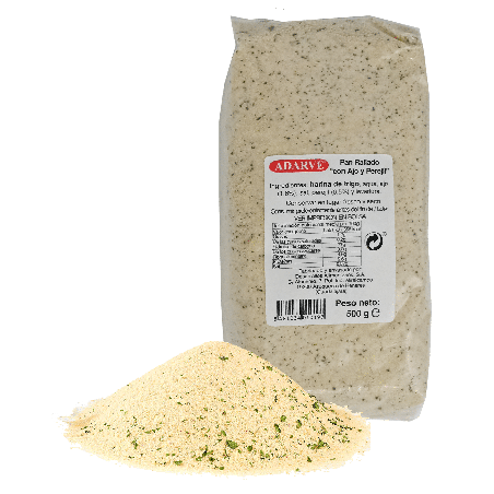 445094  Pan Rallado Ajo+Perejil Adarve Bolsa 500 Grs