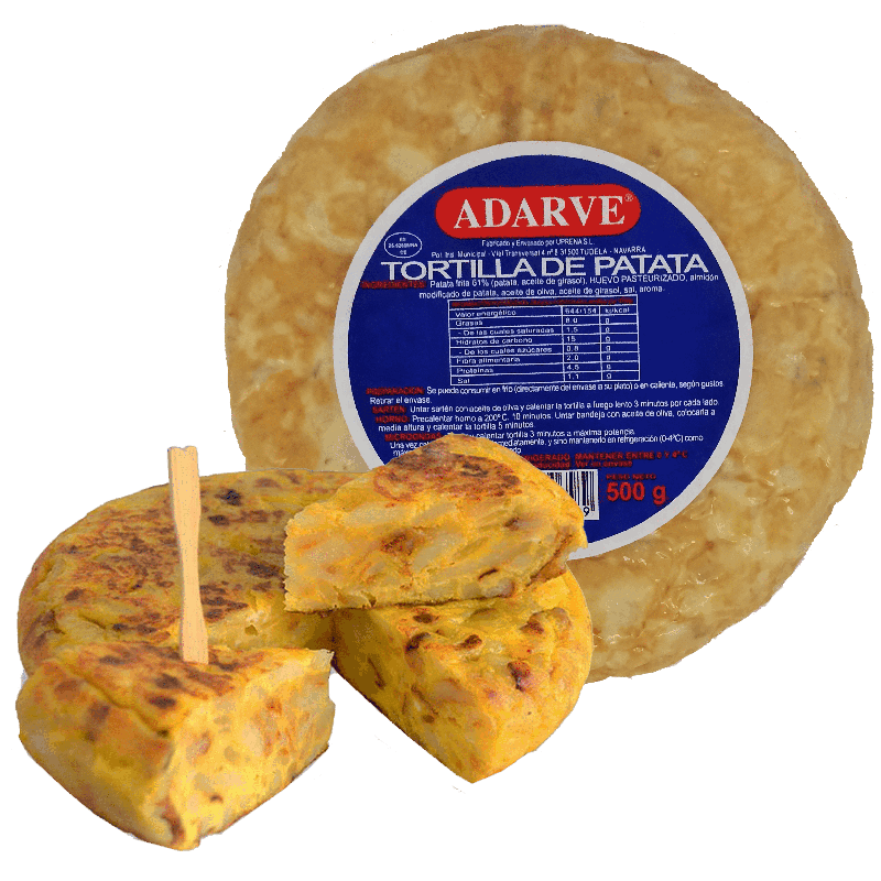 445702  Tortilla Patatas Normal Adarve 500 Grs