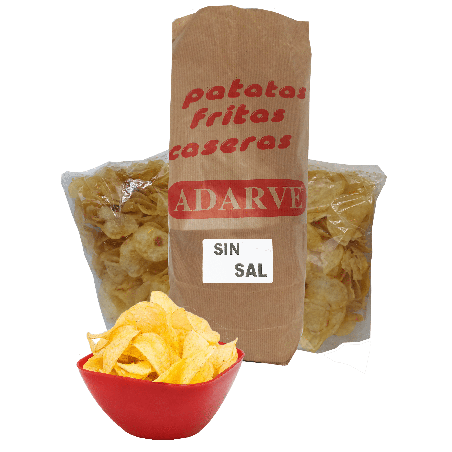 446018  Patatas Frita Casera Sin Sal Adarve 2X160Gr