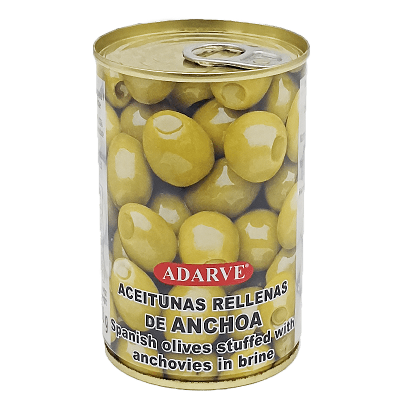 366085  Aceitunas Rellenas Adarve Lata 130 Grs