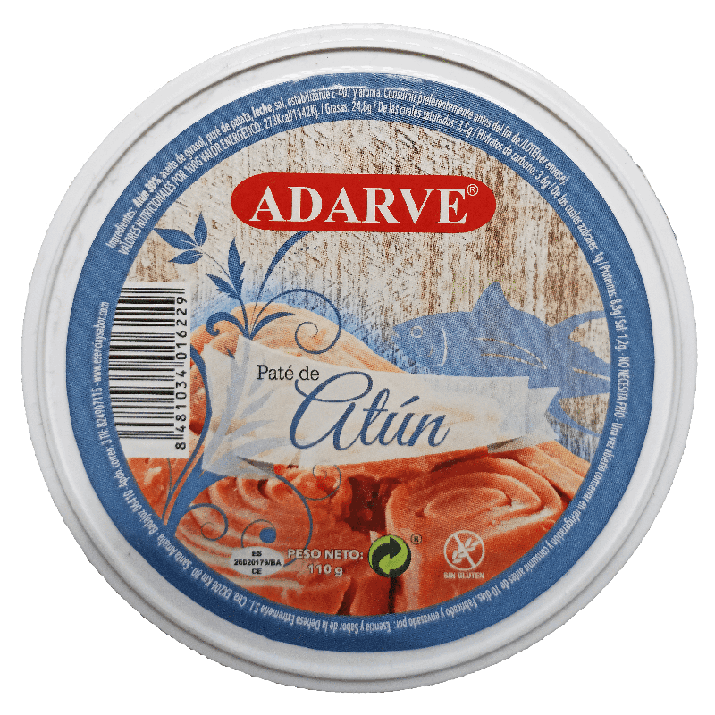 275600  Pate De Atun Adarve Lata 110 Gr