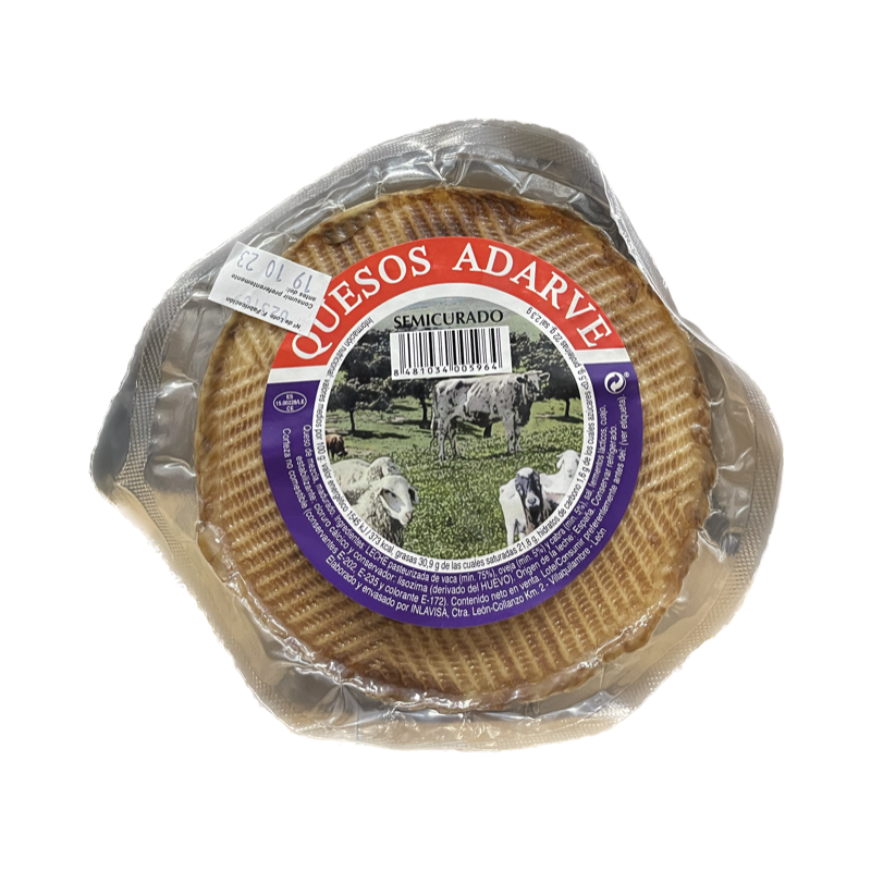 448126  Queso  Adarve Mini Mezcla Semicurado  850 Grs